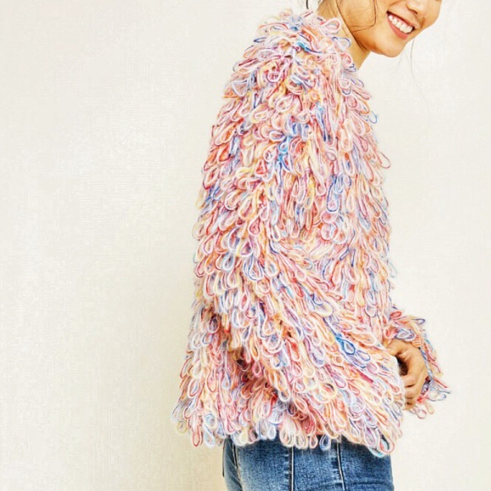 Colorful Fringe Sweater - Picture 5 of 7